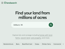 'landsearch.com' screenshot