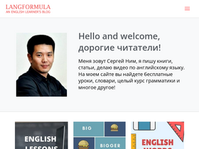 'langformula.ru' screenshot