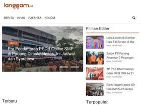'langgam.id' screenshot