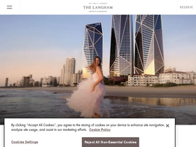 'langhamhotels.com' screenshot