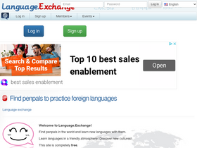 'language.exchange' screenshot