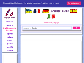 'languagesonline.org.uk' screenshot