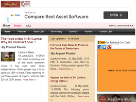 'lankaenews.com' screenshot
