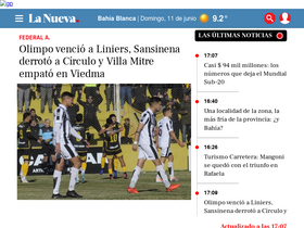 'lanueva.com' screenshot