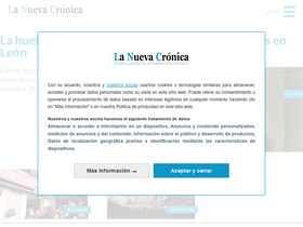 'lanuevacronica.com' screenshot