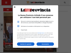 'lanuovaprovincia.it' screenshot