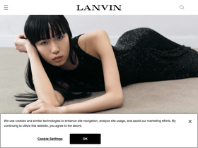 'lanvin.com' screenshot