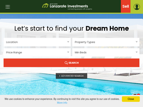 'lanzaroteinvestments.com' screenshot