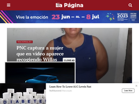 'lapagina.com.sv' screenshot