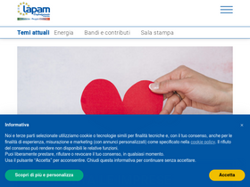 'lapam.eu' screenshot