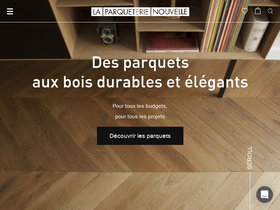 'laparqueterienouvelle.fr' screenshot