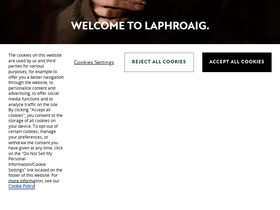 'laphroaig.com' screenshot