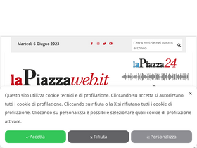 'lapiazzaweb.it' screenshot