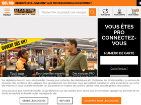 'laplateforme.com' screenshot