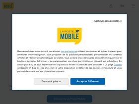 'lapostemobile.fr' screenshot