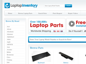 'laptopinventory.com' screenshot