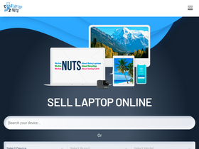 'laptopnuts.com' screenshot