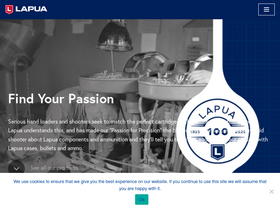 'lapua.com' screenshot