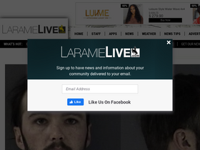 'laramielive.com' screenshot