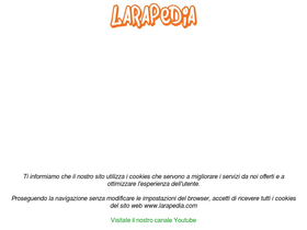 'larapedia.com' screenshot
