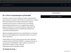 'larazon.es' screenshot