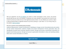 'lardennais.fr' screenshot