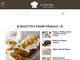 'larecette.net' screenshot