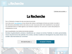 'larecherche.fr' screenshot