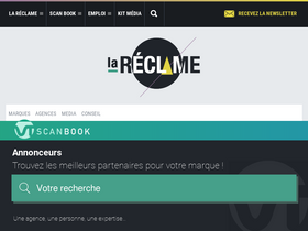'lareclame.fr' screenshot
