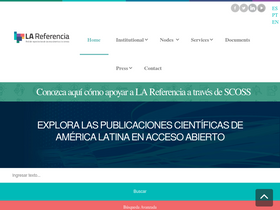 'lareferencia.info' screenshot