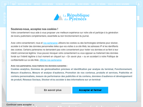 'larepubliquedespyrenees.fr' screenshot