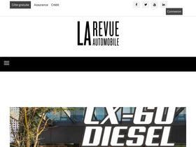 'larevueautomobile.com' screenshot