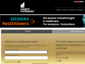 'largestcompanies.com' screenshot