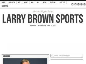 'larrybrownsports.com' screenshot