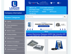 'larsonelectronics.com' screenshot