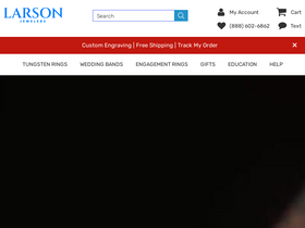 'larsonjewelers.com' screenshot