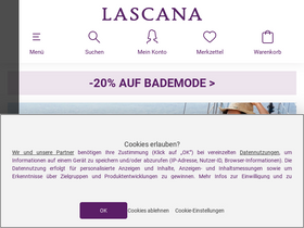 'lascana.ch' screenshot