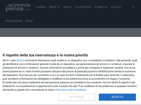 'lascimmiapensa.com' screenshot