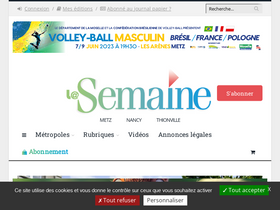 'lasemaine.fr' screenshot