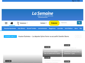 'lasemainedespyrenees.fr' screenshot