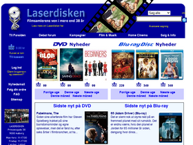 'laserdisken.dk' screenshot