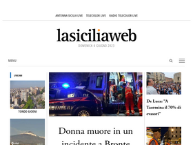 'lasiciliaweb.it' screenshot