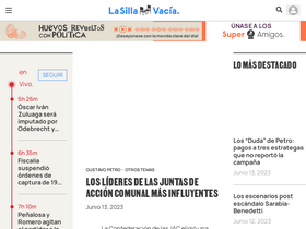 'lasillavacia.com' screenshot