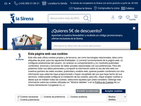 'lasirena.es' screenshot