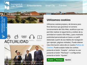 'lasrozas.es' screenshot
