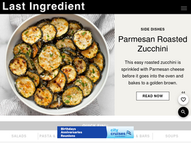 'lastingredient.com' screenshot