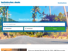'lastminutes.deals' screenshot