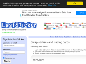 'laststicker.com' screenshot