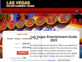 'lasvegas-entertainment-guide.com' screenshot