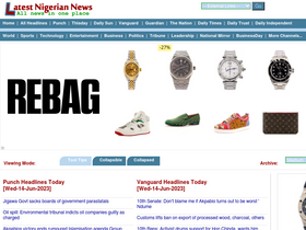 'latestnigeriannews.com' screenshot